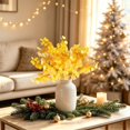 thumbnail image 5 of Artificial Yellow Branches Fall Leaf Stems For Vase Decor Wedding Centerpiece Seasonal Home Decoration, 5 of 7
