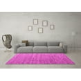 thumbnail image 3 of Ahgly Company Indoor Square Abstract Pink Modern Area Rugs, 6' Square, 3 of 4