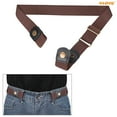 thumbnail image 4 of WHIPPY No Buckle Elastic Belt for Men, Nylon Stretch Buckle Free Belt for Jeans Pants, 4 of 9