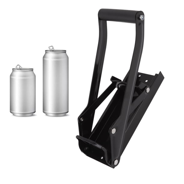 Aplastador para montaje en pared de servicio Pesado Aplastador para montaje en pared de servicio Pesado para Reciclaje de Aluminio Plástico para Aluminio Seltzer Refrescos Latas ANGGREK Otros