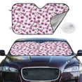 thumbnail image 2 of Fotbe Orchids Flowers Car Windshield Sunshade | Sun Visor Protector Front Window Shade, Keeps Out UV Rays, Keeps Your Vehicle Cool-Small, 2 of 7