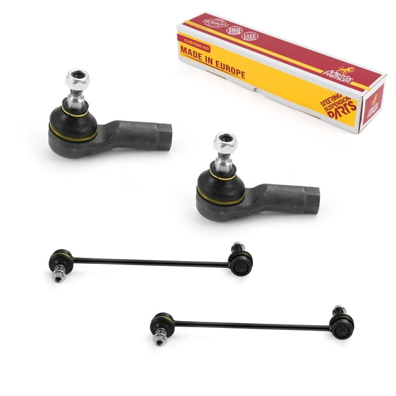 Metrix Premium Chassis Parts - 4 PC Outer Tie Rod End & Front Sway Bar Stabilizer End Link Kit Fits 18-21 Mitsubishi Eclipse Cross, 18-22 Outlander PHEV, 11-22 Outlander Sport, ES800471, K750385