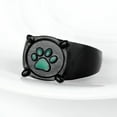 thumbnail image 3 of DESIGNICE Animal Ring Cartoon Paw Print Ring for Men and Women Alloy Zodiac Ring Party Jewelry Birthday Gift Fashion Black Rings, 3 of 7