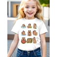 thumbnail image 1 of capybara, Cute Cartoon Girl'S T-shirt, 1 of 6