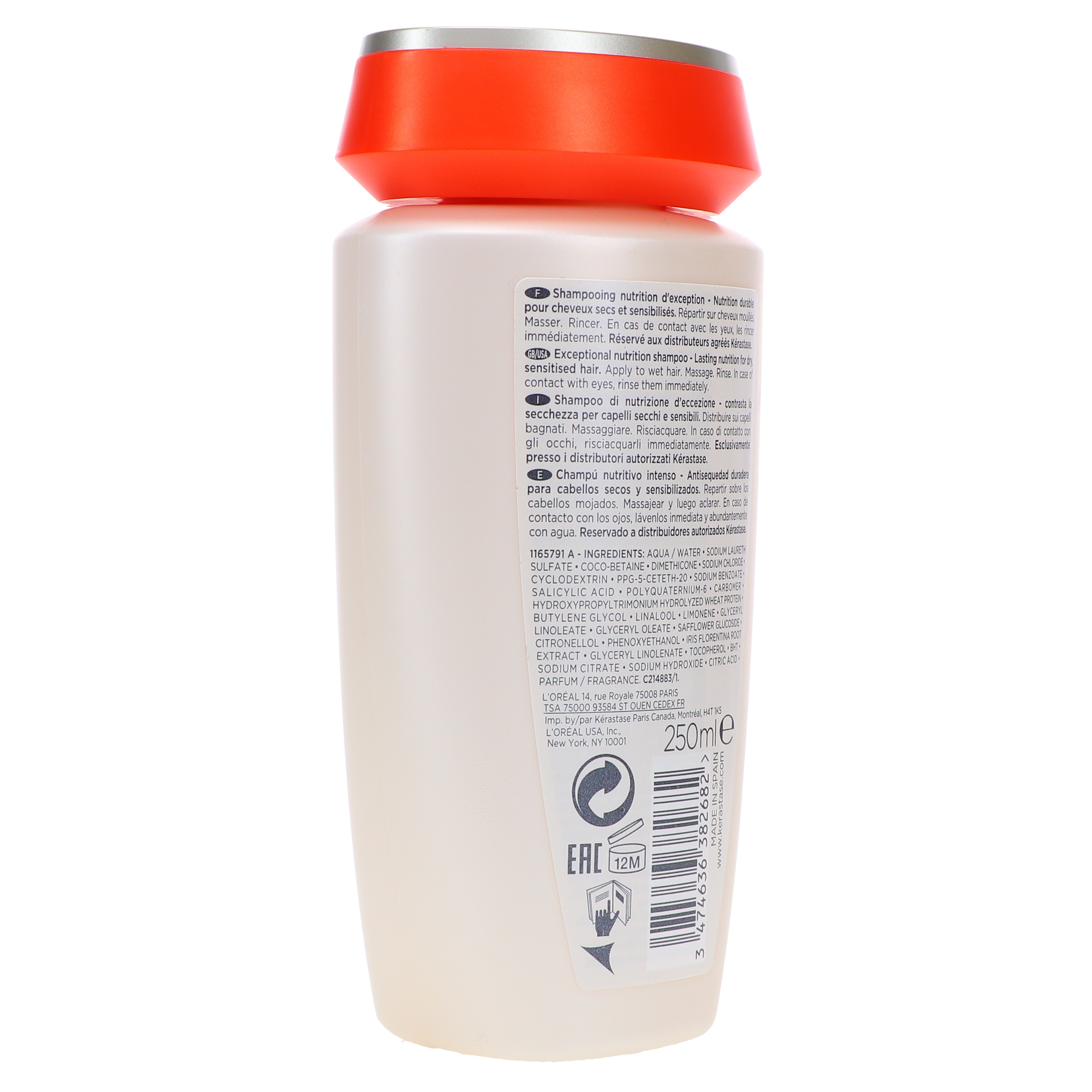Kerastase Nutritive Bain Satin 2 Complete Nutrition Shampoo 8.5 oz - image 4 of 8