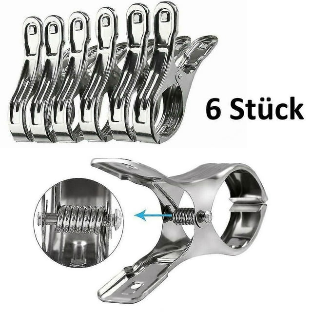 6x beach towel clips clothespins laundry bath towel clips towel clamps