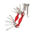 thumbnail image 1 of Unatoiry Clé de Réparation pour Vélos, Clé Pliable pour Vélo, Tournevis d'Entretien Extérieur, Casse-Chaîne, Ensemble d'Outils Multifonctions, Rouge, 1 of 6