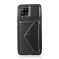 thumbnail image 4 of Wallet Case for Galaxy A22 5G, Detachable Crossbody Lanyard Strap PU Leather+Soft TPU Bumper Magnetic Clasp Back Flip Credit Card Slots Kickstand Cover for Samsung Galaxy A22 5G, Black, 4 of 10