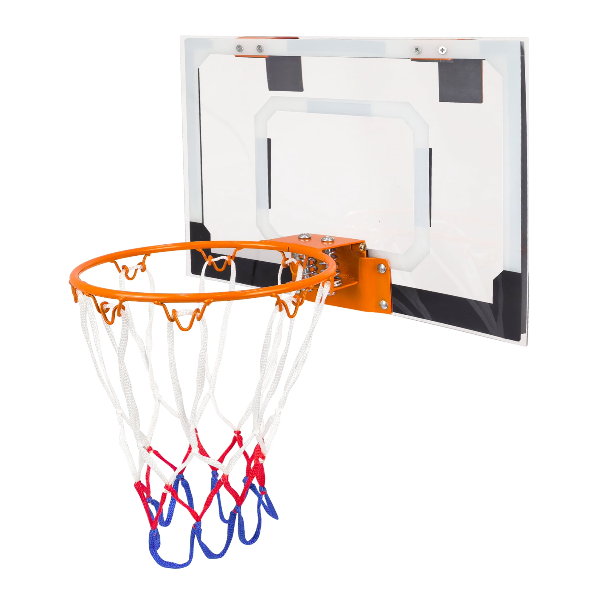 Mini Indoor Basketball Hoop, Over The Door Backboard and Rim Mini Indoor Basketball Hoops Set for Door, Boost Wall Mount Basketball Hoop for Wall Outdoor Office