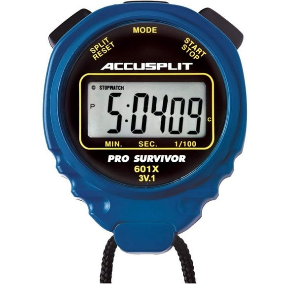 Accusplit A601X Pro Survivor Stopwatches with Special Million Cycle Switches