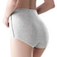 thumbnail image 1 of Braguitas sanitarias menstruales para mujer a prueba de fugas por delante y por detrás: cintura alta, entrepierna pura, tallas grandes, reutilizables y resistentes a las fugas para uso diurno y noc, 1 of 4