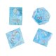 thumbnail image 2 of 7pcs Resin Polyhedral Dice Set Transparent Tabletop Game Diceset for Role Playing Light Blue Silver Number, 2 of 4