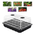 thumbnail image 3 of 1pc 24 Hoyos Semilla Starter Planta Grow Caja Con Domo Humedad (), 3 of 9