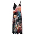 thumbnail image 4 of Jellyfish Ocean Style Design Sleeveless Dress Woman Fashion Long Dresses Women's Summer Suit Dress 2025, 4 of 7