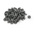 thumbnail image 1 of 50 Piezas Remaches Tornillos de fijación de plástico color gris Tipo empuje Guardabarros Parachoques 6mm de Diámetro, 1 of 1