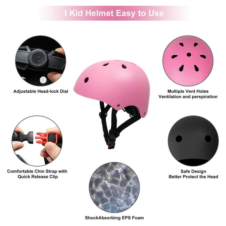 Pink helmet for 3 year old sales