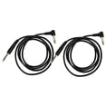 thumbnail image 4 of CHICHUMID 2Set Bass Guitar Cable Black PVC Ultra-low Capacitance Home Use, 4 of 7