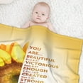 thumbnail image 6 of Yibo Tree Healing Scripture Blanket Flannel Soft and Comfortable Anti-static Bed Sofa Blanket, 6 of 7