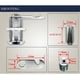 thumbnail image 4 of 4 Uds Cerradura de gabinete de 10mm Zhang Ming Cerradura de puerta de leva con llaves, 4 of 5