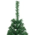 thumbnail image 5 of vidaXL Christmas Tree Decoration Artificial Half-Circle Tree with Stand PVC, 5 of 7