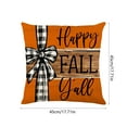 thumbnail image 4 of Wzzjkit Fall Pillow Covers - 18x18, Maple Leaves Pumpkin Linen Throw Pillow Covers, Fall Thanksgiving Gifts for Home Room Bedroom - Fall Throw Pillows, 4 of 7
