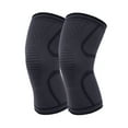thumbnail image 2 of 1Pair Knee Braces for Knee Pain, Knee Compression Sleeve for Men and Women, Knee Support for Meniscus Tear, Running, Weightlifting, Workout, Arthritis, Joint Pain Relief, 2 of 7