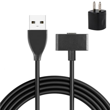 2in1 Charger Kit for Fitbit Ionic, 3FT Replacement Charging Cable Cord + USB Power Adapter for Fitbit Ionic Smart