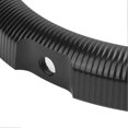thumbnail image 5 of 7in Headlight Trim Ring Motorcycle Headlamp Guard Visor Cover Decoration CNC Aluminum Alloy Fit for TouringBlack, 5 of 5