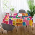 thumbnail image 5 of Yayeee Tablecloths for Rectangular Tables 60 x 60 inch Party Table Cover, Art Map, 5 of 6