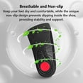 thumbnail image 5 of 1 Pair EVA Orthotic Shoe Inserts Flat Foot Correction Arch Support Insoles for X-O Type Leg Correction Heel Pads Half Pads, 5 of 8