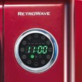 thumbnail image 3 of Nostalgia RMO4RR Retro 0.9 Cubic Foot 800 Watt Countertop Microwave Oven, Red, 3 of 7