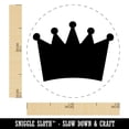 thumbnail image 2 of Crown King Queen Princess Self-Inking Rubber Stamp Ink Stamper - Green Ink - Mini 1/2 Inch, 2 of 7