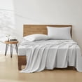 thumbnail image 2 of Ugg 33607 Alahna Full Xl Bed Sheets And Pillowcases 4-Piece Set Sleep In Luxury Machine Washable Deep Pockets Wrinkle-Resistant Breathable Cozy Comfort Silky Cooling Sheets, Full Xl, Stone, 2 of 5