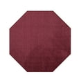 thumbnail image 1 of Furnish My Place DC Custom Rug - 10 ft. Octagon, Cranberry, Indoor Rug for Bedrooms, Hallways, Living Rooms, 1 of 12