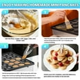 thumbnail image 6 of 50 Holes Pancake Maker, Nonstick Baking Maker, Cupcake Maker Machine, Baking Maker with Stainless Steel Material, Non-Stick Surface, Control Panel, Leakage-Proof Plug for Family Parties & Gatherings, 6 of 9