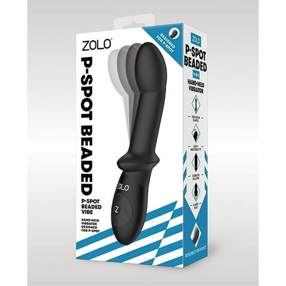 Xgen Products Zolo P Spot Beaded Vibe - Black,Intimate Massagers