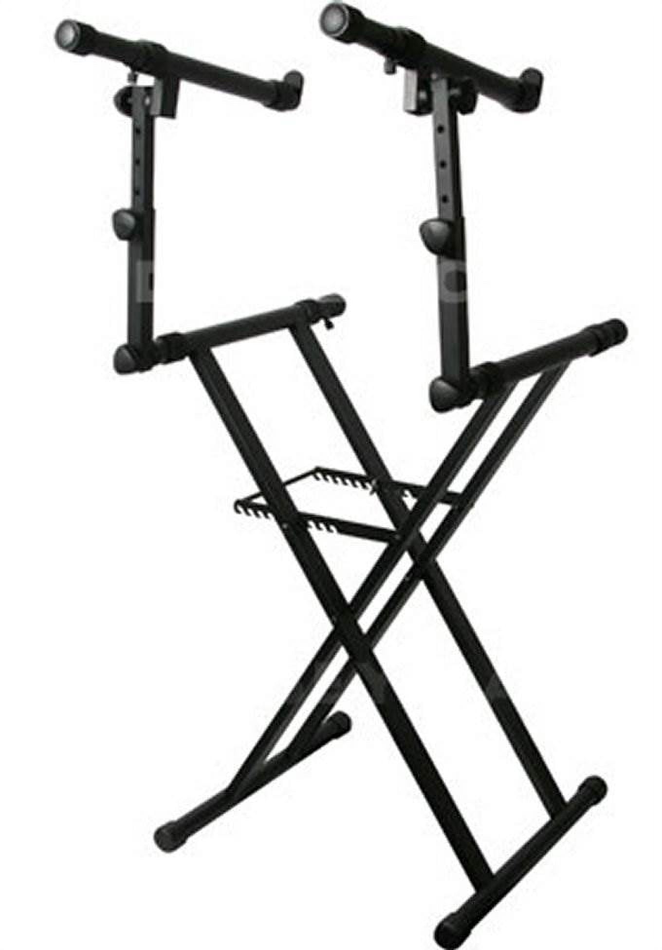 NEW! Odyssey Cases LTBXS2 DJ Coffin/Keyboard/Laptop Folding Dual Tier X-Stand