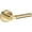 Gold, variant on Baldwin ENLKFSRR150 Lake Forest Single Cylinder Keyed Entry Door Lever Set - Nickel