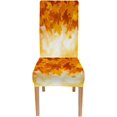 thumbnail image 5 of Dining Chair Covers Set of 6 Dining Room Chair Cover Falling Maple Leaves Autumn Detachable Washable Stretch Kitchen Seat Covers Protective for Home,Restaurant,Banquet, 5 of 6