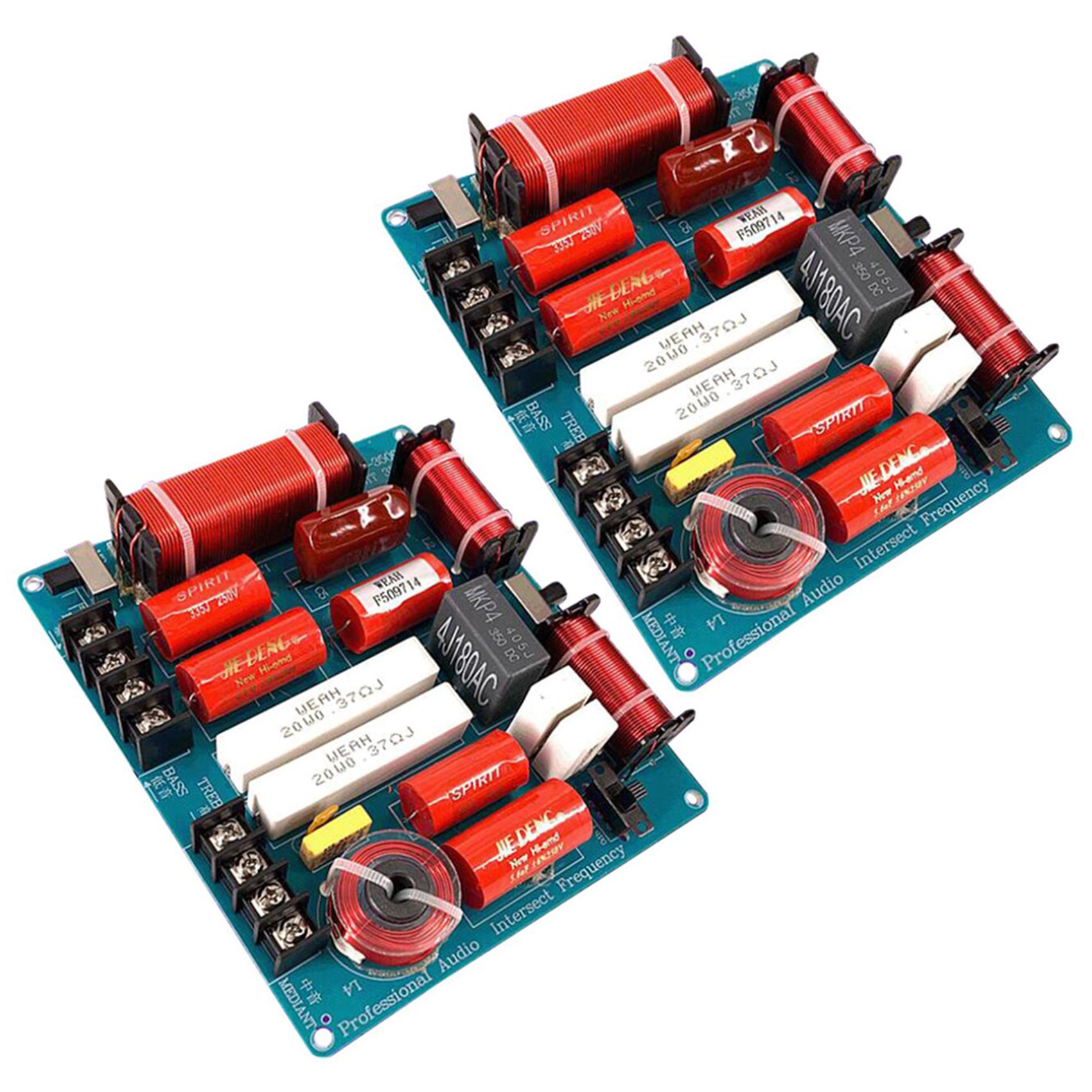 2X 350W 3 Ways Frequency Divider Board KTV Stage Speaker Crossover