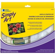 Loew-Cornell Simply Art Acrylic Starter Set, 12 Piece