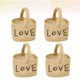 thumbnail image 5 of bolsas de regalo con diseño de amor, cestas pequeñas para flores, bolsas decorativas de lino, cestas para guardar dulces, suministros para bodas y Navidad., 5 of 7