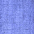 thumbnail image 1 of Ahgly Company Machine Washable Indoor Square Oriental Blue Industrial Area Rugs, 7' Square, 1 of 4