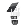 thumbnail image 2 of Mejore la seguridad de su hogar con nuestra cámara de vigilancia solar de doble lente para exteriores Experimente monitoreo inalámbrico de 360 grados y cámaras de vigilancia de precisión de alta defin, 2 of 9