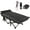 W/Black pad+Carry bag, variant on XiHuaZhaoChen  Folding Camping Cots for Adults, Portable Sleeping Cot with Carry Bag, Double Layer Oxford, Camp Cot Bed for Guest Travel, Hiking,Wine Red/Gray pad+Carry bag,75inx28inx14in