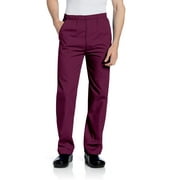 Landau Men's Essentials Classic Relaxed Fit Breathable Fade Resistant 3 Pockets Elastic Basic Pull On Scrub, Style 8550