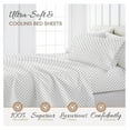 thumbnail image 3 of 4 Piece California King Bedding Sheet Set (Navy Blue) - Sleep Better Than Ever with These Ultra-Soft Cooling Bed Sheets for Your California King Size Bed - Deep Pocket Fits 16" Mattress, 3 of 8
