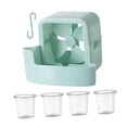 thumbnail image 3 of Ventilador de refrigeración con cubitos de hielo para el verano, fácil de colgar, para el hogar, aire acondicionado, ventilador agitador, enfriamiento Azul, 3 of 8
