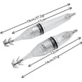 thumbnail image 1 of AA Battery Powered 12cm/17cm Luminous LED Squid Jig Hook Fishing Bait Light, 1 of 10
