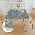 thumbnail image 2 of BANET  Floral Print Square Cotton Tablecloth white, 2 of 8